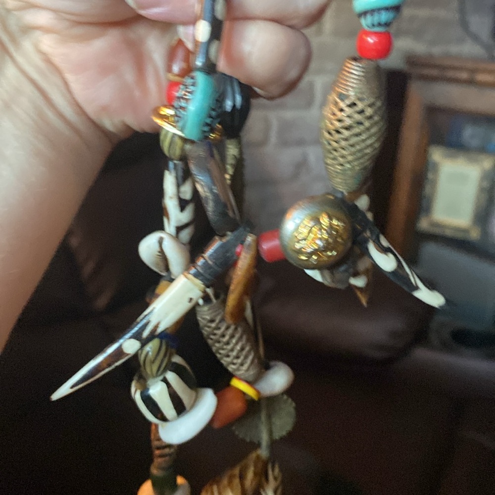 Vintage, amazing, handmade tribal African necklace. (LA) - Picture 7 of 16